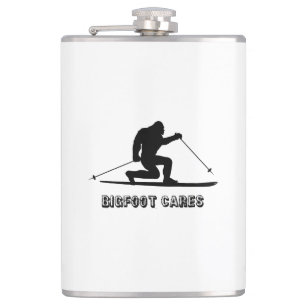 Bigfoot Cares Telemark Skiing Heupfles