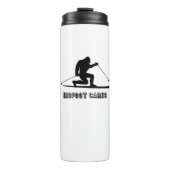 Bigfoot Cares Telemark Skiing Thermosbeker (Voorkant)