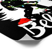 Bigfoot Carrier met kerstboom Sasquatch Believer Poster (Hoek)