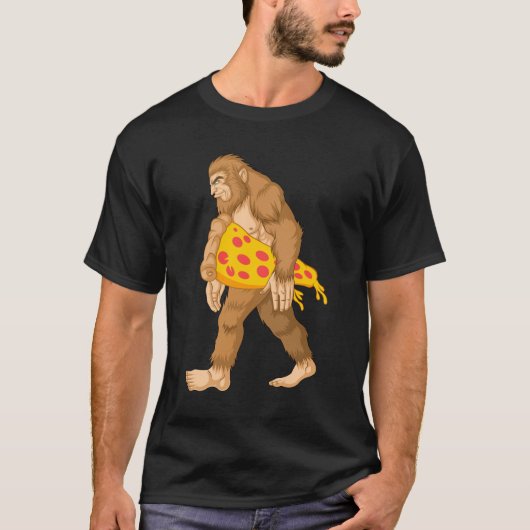 bigfoot Carrier pizza T-shirt (Voorkant)