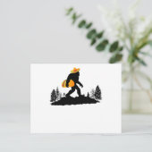 Bigfoot Carrier Taco Cinco de Mayo Sasquatch Briefkaart (Staand voorkant)