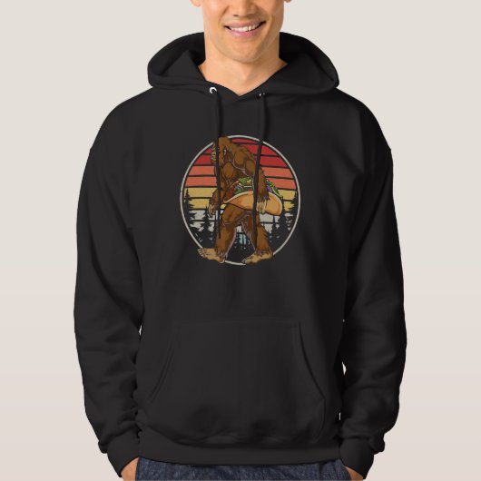 Bigfoot Carrier Taco Mannen Hoodie (Voorkant)