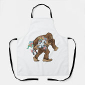 Bigfoot Carrier Unicorn Funny Sasquatch Gifts Schort (Voorkant)