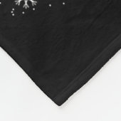 Bigfoot Carrying Christmas Tree Sasquatch Believer Fleece Deken (Hoek)