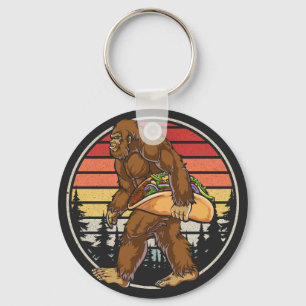 Bigfoot Carrying Taco Basic Button Sleutelhanger