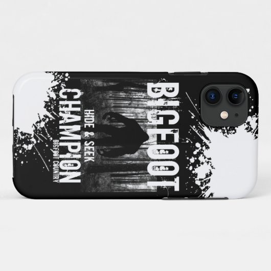 Bigfoot Case-Mate iPhone Case (Achterkant (horizontaal))