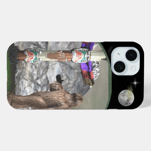Bigfoot Case-Mate iPhone Case (Achterkant (horizontaal))