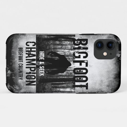 Bigfoot Case-Mate iPhone Case (Achterkant (horizontaal))