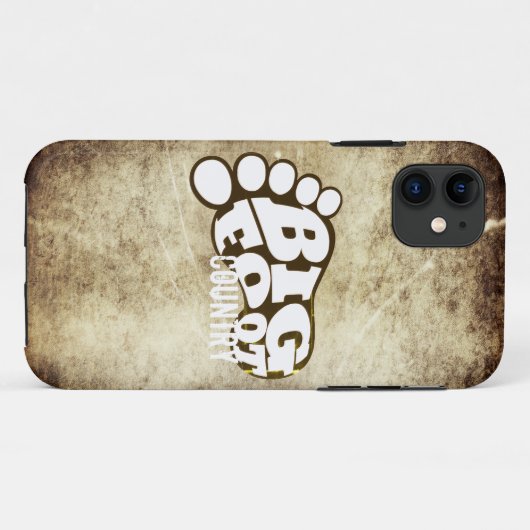 Bigfoot Case-Mate iPhone Case (Achterkant (horizontaal))