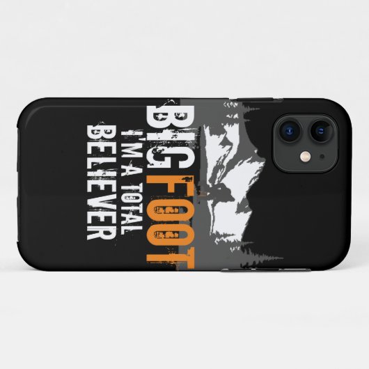 Bigfoot Case-Mate iPhone Case (Achterkant (horizontaal))