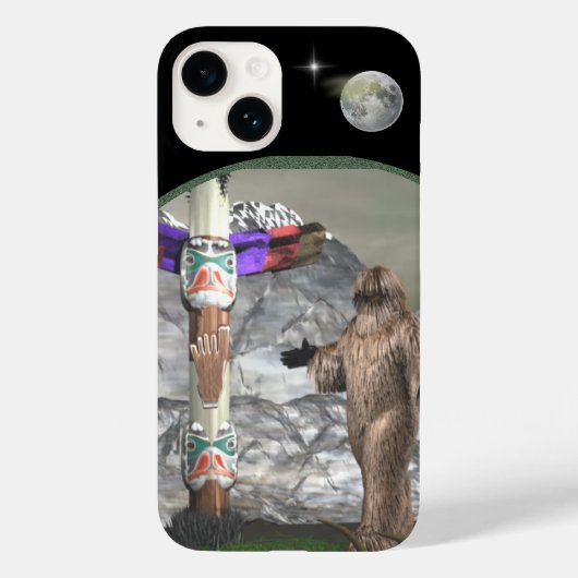 Bigfoot Case-Mate iPhone Case (Achterkant)