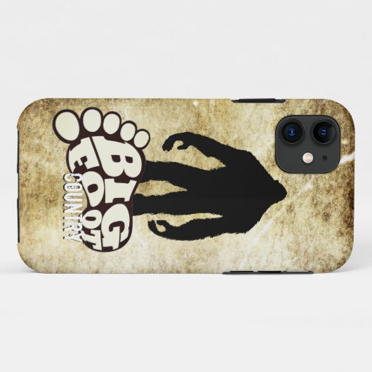 Bigfoot Case-Mate iPhone Case (Achterkant (horizontaal))