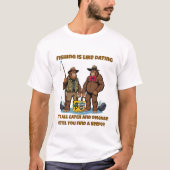 Bigfoot Catching A keeper T-shirt (Voorkant)