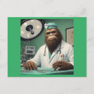 Bigfoot Chirurg Briefkaart