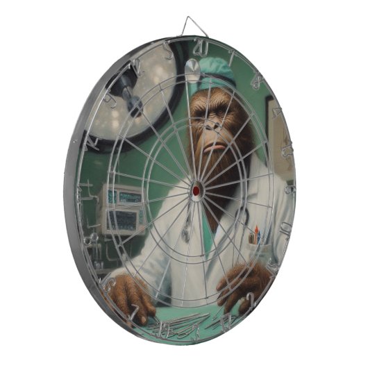 Bigfoot Chirurg Dartbord (Voorkant Links)