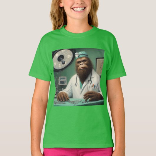 Bigfoot Chirurg T-shirt (Voorkant)