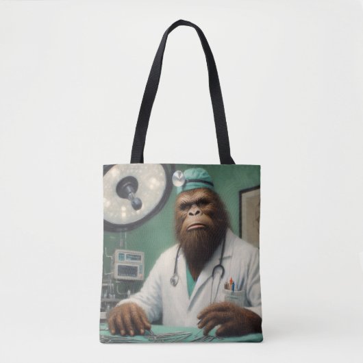 Bigfoot Chirurg Tote Bag (Voorkant)