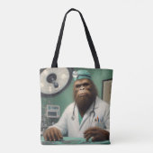 Bigfoot Chirurg Tote Bag (Achterkant)