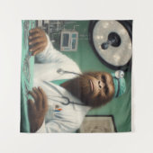 Bigfoot Chirurg Wandkleed (Voorkant (horizontaal))