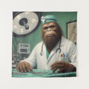 Bigfoot Chirurg Wandkleed