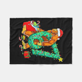 Bigfoot Christmas 67 Funny Meme Six Seven Xmas Boy Fleece Deken (Voorkant (Horizontaal))