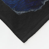 Bigfoot Christmas Sasquatch Santa Hat Starry Night Fleece Deken (Hoek)