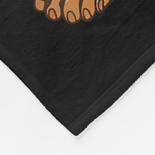 Bigfoot Christmas Tree Lights Xmas Boys Men Sasqua Fleece Deken (Hoek)