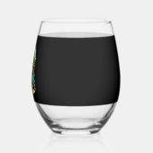 Bigfoot Christmas Tree Santa Hat (2) Wijnglas Zonder Voet (Links)