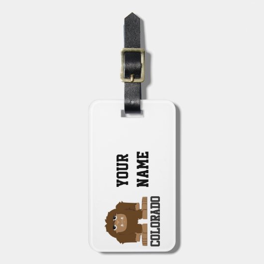 Bigfoot Colorado Bagagelabel (Voorkant verticaal)
