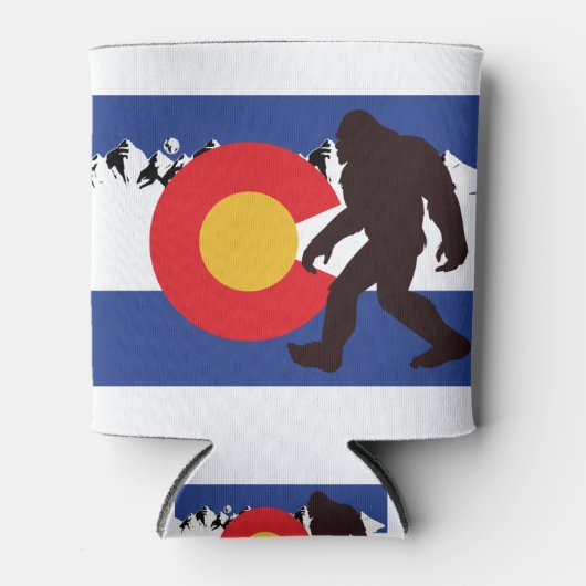 Bigfoot-Colorado-Flag Blikjeskoeler (Voorkant)