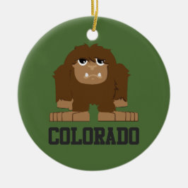 Bigfoot Colorado Keramisch Ornament