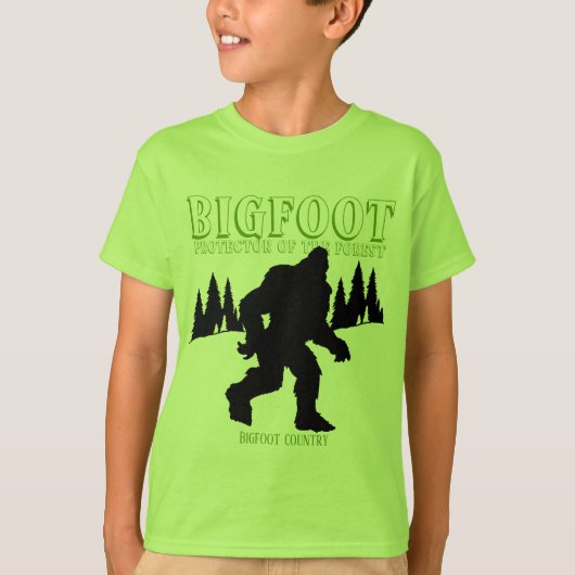 Bigfoot country beschermer van het bos t-shirt (Voorkant)