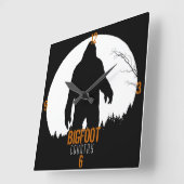 Bigfoot Country Clock Vierkante Klok (Hoek)