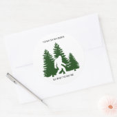 Bigfoot creeper grappige sticker (Envelop)