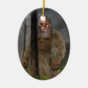 Bigfoot (Creeptid) Keramisch Ornament