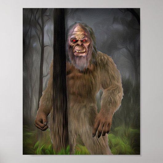 Bigfoot (Creeptid) Poster (Voorkant)