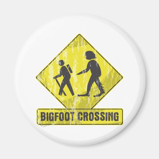 Bigfoot Crossing Magneet (Voorkant)