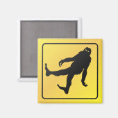 Bigfoot Crossing Magnet (Voorkant / Achterkant)