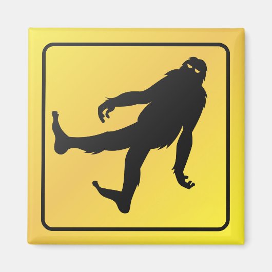 Bigfoot Crossing Magnet (Voorkant)