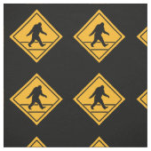 Bigfoot Crossing Patroon | Sasquatch Squatchy Stof (Swatch)
