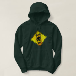 Bigfoot Crossing Sign Hoodie