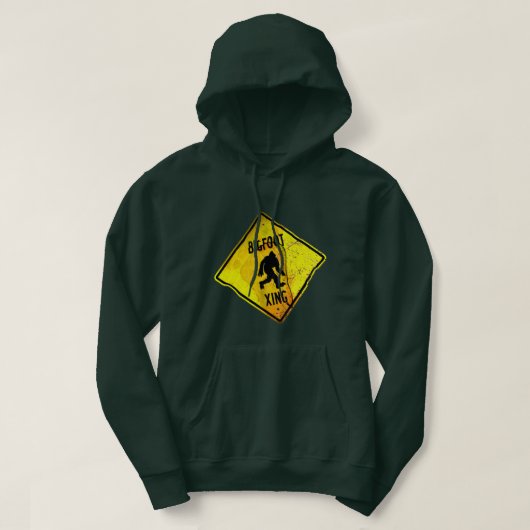 Bigfoot Crossing Sign Hoodie (Design voorkant)