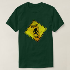 Bigfoot Crossing Sign T-shirt
