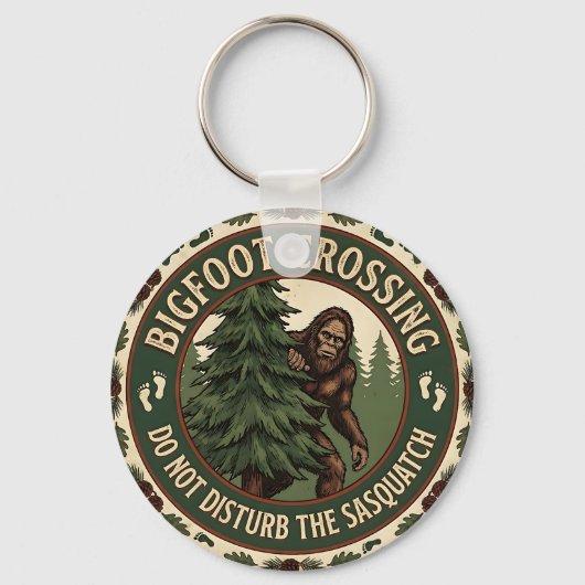 Bigfoot Crossing Sleutelhanger (Achterkant)