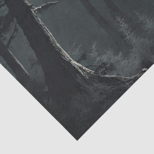 Bigfoot Cryptid Decoupage Tissuepapier (Detail)