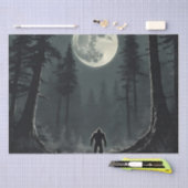 Bigfoot Cryptid Decoupage Tissuepapier (Craft)