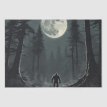 Bigfoot Cryptid Decoupage