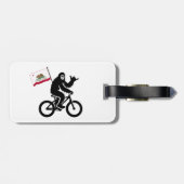 Bigfoot Cycling California Vlag Bagagelabel (Achterkant horizontaal)