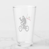 Bigfoot Cycling California Vlag Glas (Achterkant)