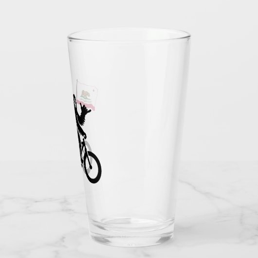 Bigfoot Cycling California Vlag Glas (Links)
